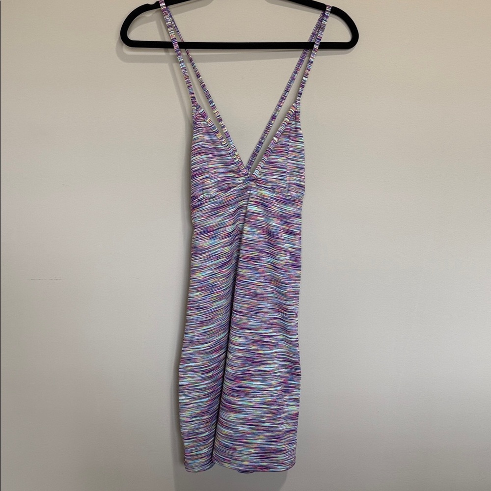 Athleta Multicolor Strappy Mini Dress